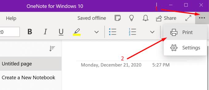 修復：OneNote 中沒有導出選項