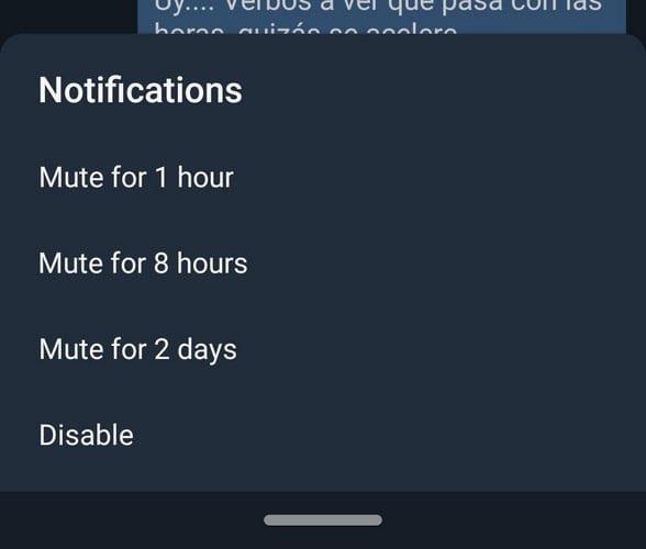 Come disabilitare le notifiche di Telegram