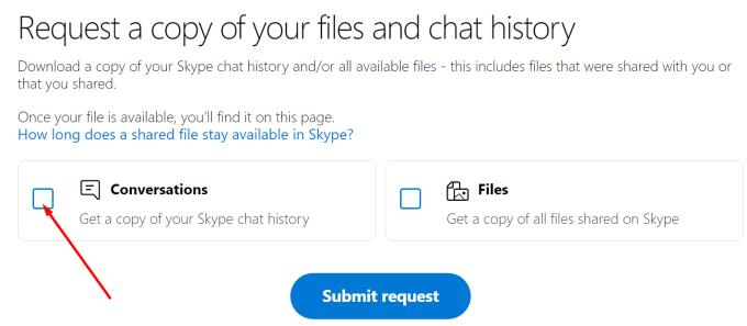 Skype：古い会話を取得する方法