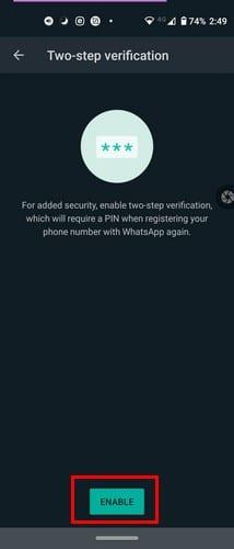 Como ativar a verificação em duas etapas no WhatsApp