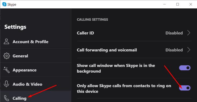 Skype：如何阻止不需要的電話