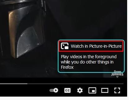 Firefox의 Picture-in-Picture 모드: 켜는 방법