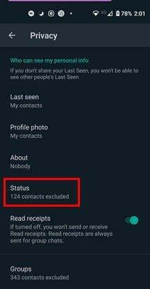 Les meilleures astuces de statut pour WhatsApp