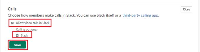 Slack：ワークスペースのSlack通話設定を構成する方法