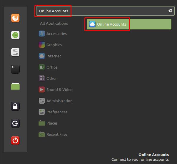 Linux Mint : Comment se connecter à vos comptes en ligne