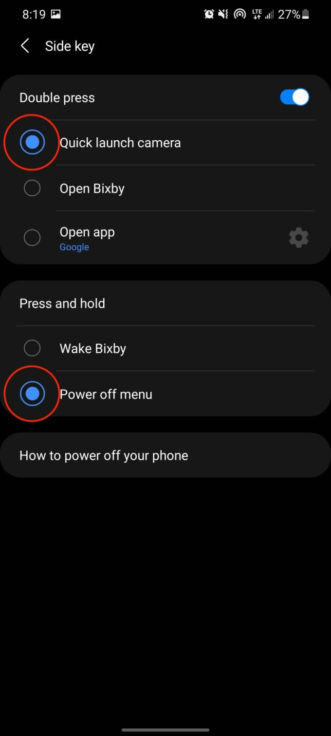 Cómo apagar Bixby en Galaxy S21