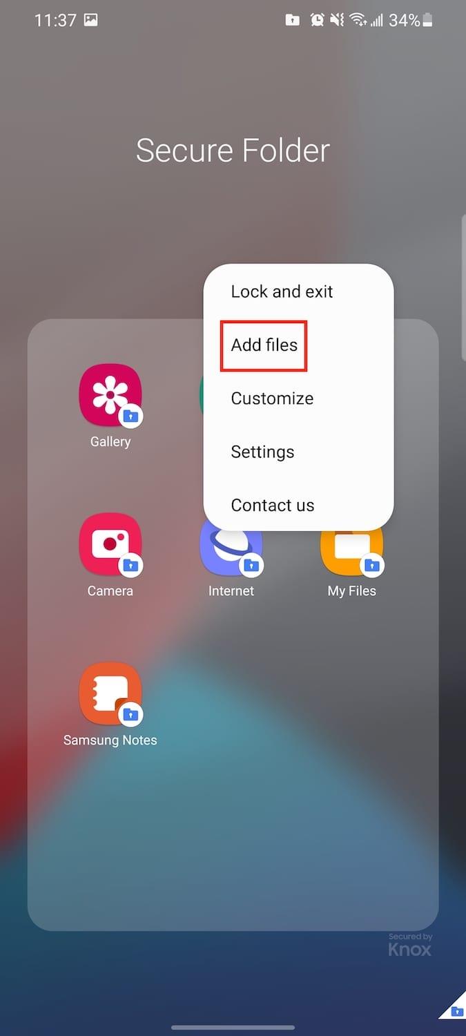 วิธีใช้ Samsung Secure Folder บน Galaxy S21