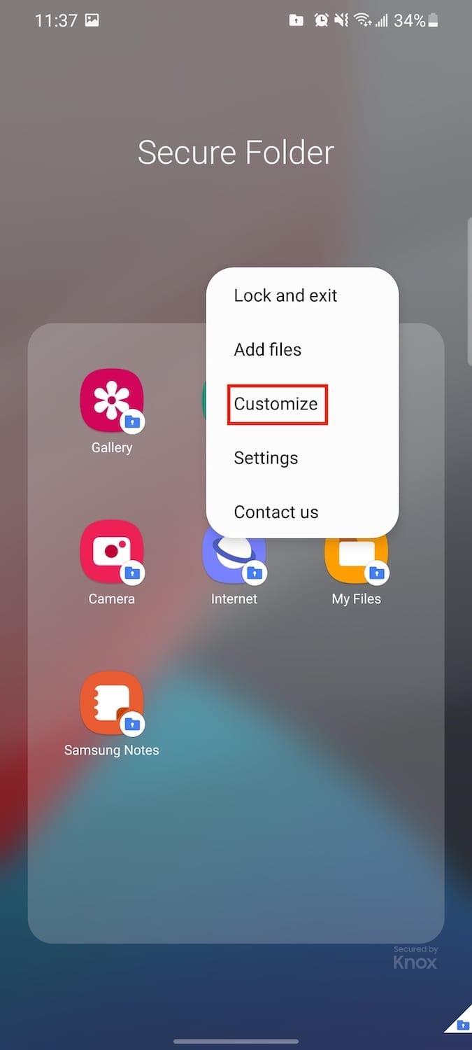 Hoe Samsung Secure Folder te gebruiken op Galaxy S21