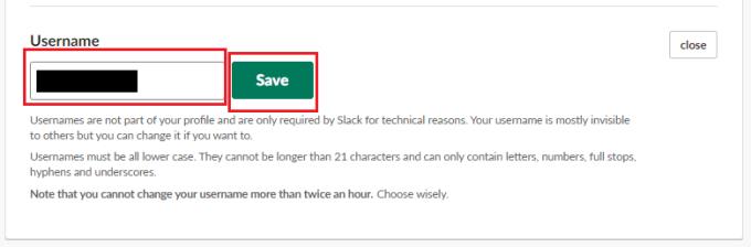 Slack：如何更改您的用戶名