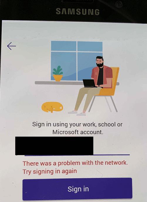 Sửa lỗi Microsoft Teams không hoạt động trên máy tính bảng Samsung