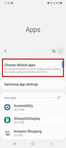 デフォルトのWebブラウザを変更する方法– Android 10
