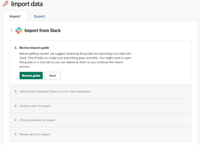 Slack: come importare la cronologia dei messaggi Slack nel tuo spazio di lavoro