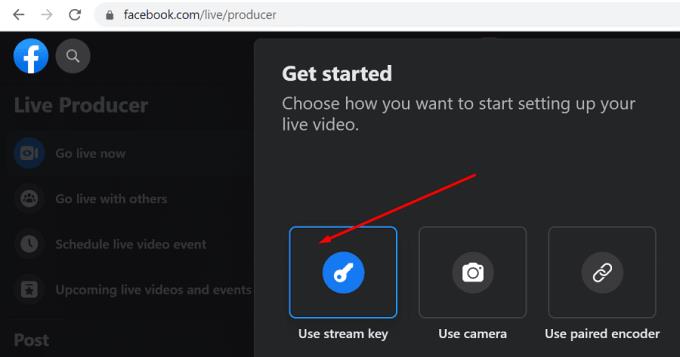 Como transmitir equipes da Microsoft para o Facebook Live