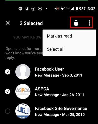 Come trovare richieste di messaggi su Facebook Messenger