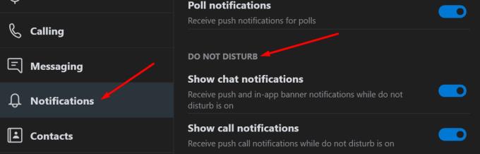 Reparar las notificaciones de Skype que no funcionan en Windows 10