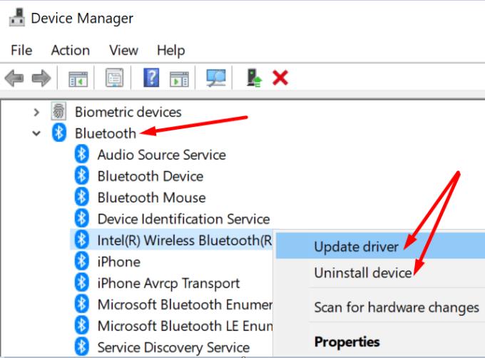 Microsoft Teams Ngắt kết nối Tai nghe Bluetooth