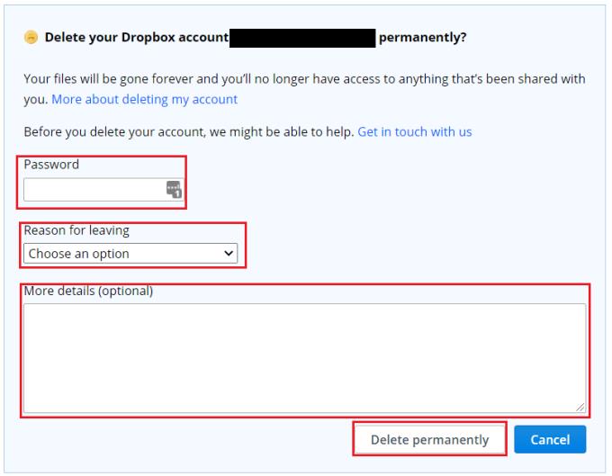 Dropbox: Como excluir sua conta do Dropbox
