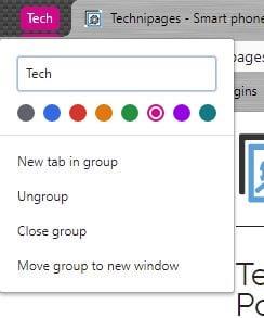 Chrome에서 열린 탭을 그룹화하는 방법