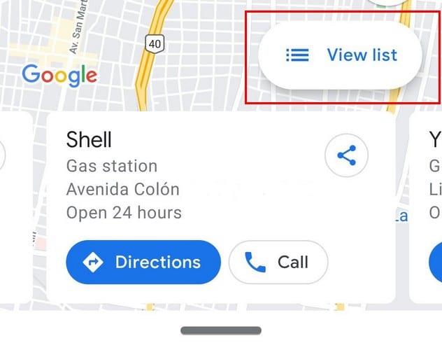 Google 지도에서 가장 가까운 주유소를 찾는 방법