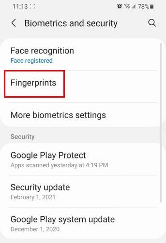 Galaxy S21 Plus: So fügen Sie einen Fingerabdruck hinzu oder entfernen ihn