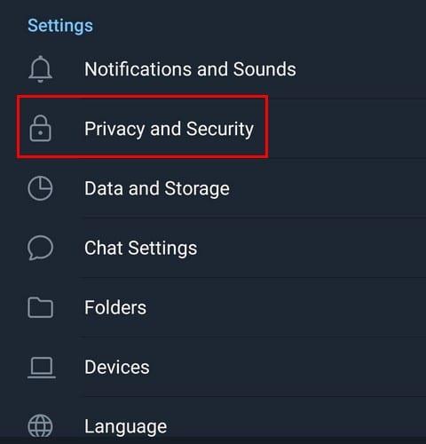 Cách ẩn khỏi người dùng Telegram