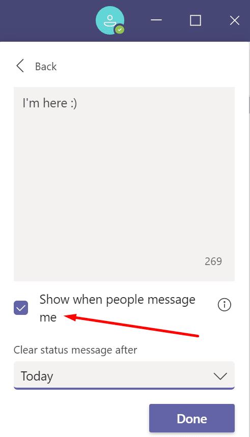 Microsoft Teams continua a dire che sono assente ma non lo sono