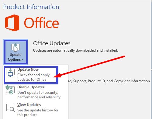 Corrigir o emblema do Dropbox que não aparece no Office 365