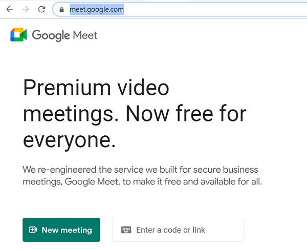 수정: Google Meet은 이 기기와 호환되지 않습니다.