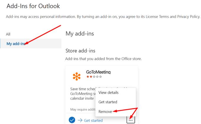 Correzione: GoToMeeting non funziona in Outlook