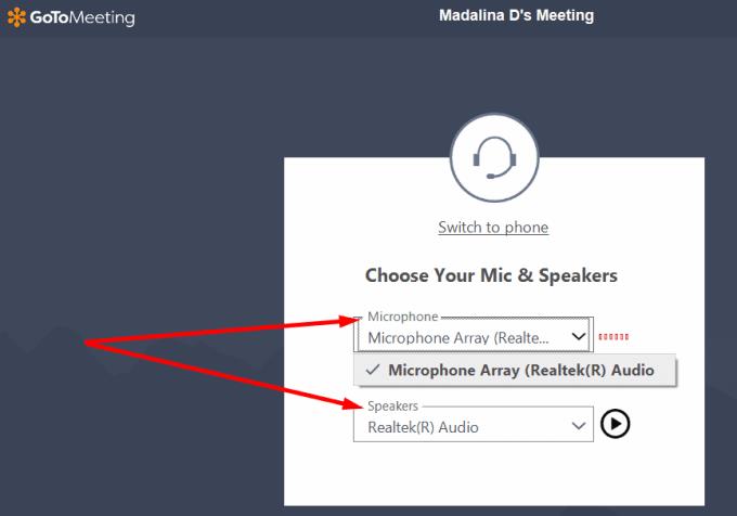 Correction : GoToMeeting Audio et Vidéo ne fonctionne pas