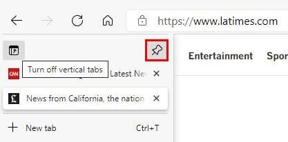 Cómo habilitar y deshabilitar pestañas verticales en Microsoft Edge