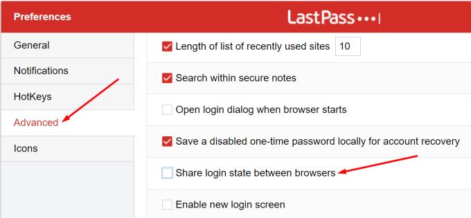 Khắc phục: LastPass không ở lại đăng nhập