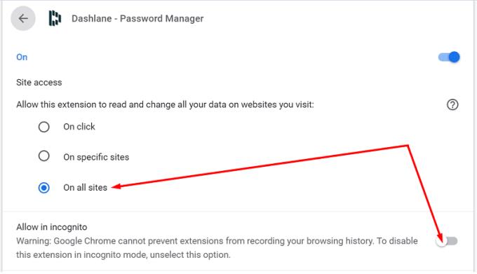 Correction de Dashlane ne fonctionnant pas dans Google Chrome