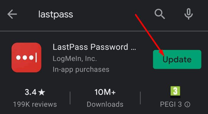 So beheben Sie, dass LastPass den Fingerabdruck nicht erkennt