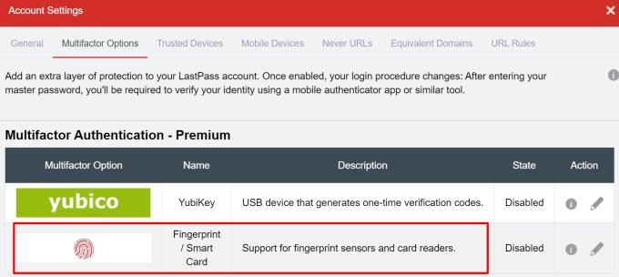 So beheben Sie, dass LastPass den Fingerabdruck nicht erkennt