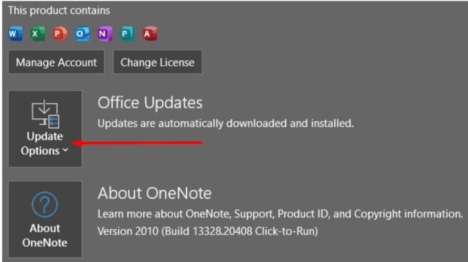 Solucionar el error de OneNote 0xE0001464 BXGLM