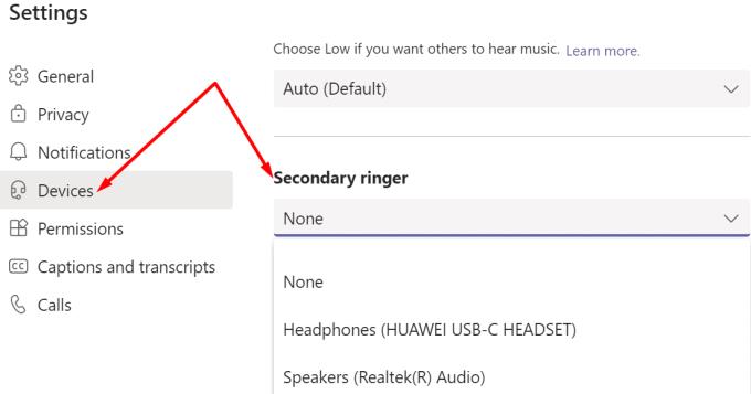 Correzione: la suoneria secondaria di Microsoft Teams non funziona