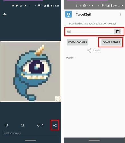 Twitter: salvar GIF animado do tweet