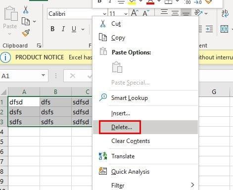 Cách xóa nhiều dòng Excel đồng thời