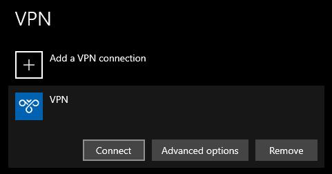 Guida per l'utente: configurazione VPN di Windows 10