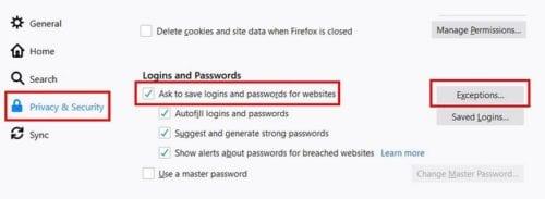 Ngăn Chrome, Firefox và Opera lưu mật khẩu