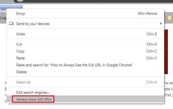 Hoe u Google Chrome kunt dwingen om altijd volledige URL's weer te geven