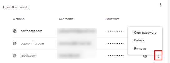 Opgeslagen wachtwoorden bekijken in Chrome, Opera, Edge en Firefox