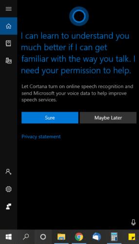 如何打開桌面版 Cortana 語音