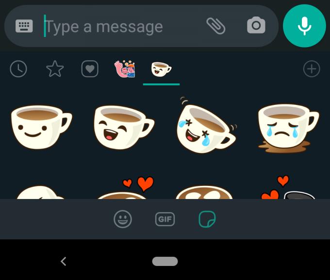 デスクトップ用Whatsappでアニメーションステッカーを使用する方法