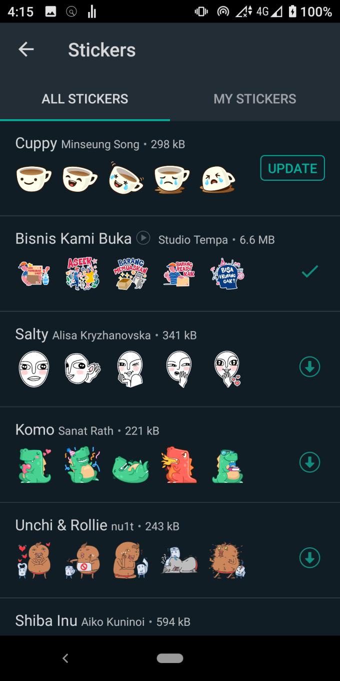 如何在桌面版 Whatsapp 上使用動畫貼紙