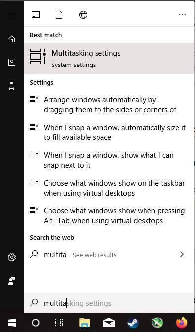 Cách tắt chế độ lắc để thu nhỏ trong Windows 10