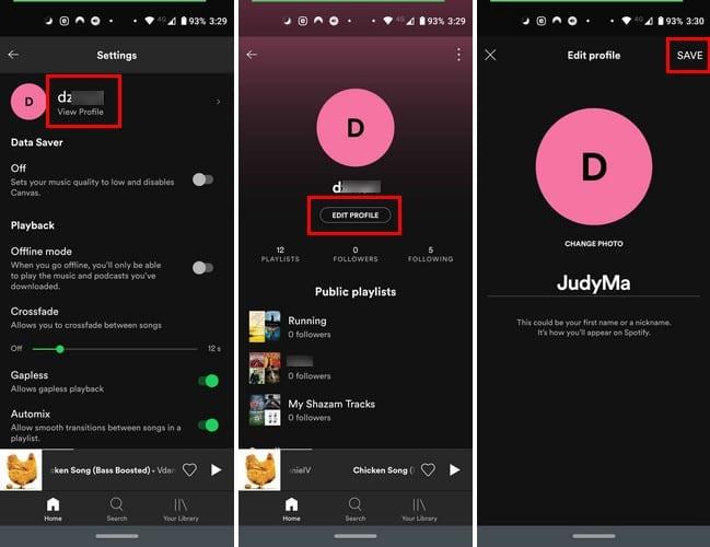 Spotifyのユーザー名を変更する方法