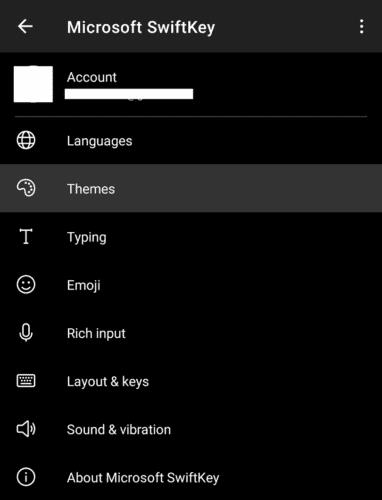 Comment changer le thème du clavier Swiftkey dans Android