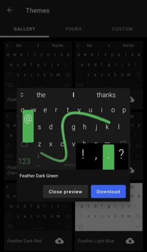 Comment changer le thème du clavier Swiftkey dans Android